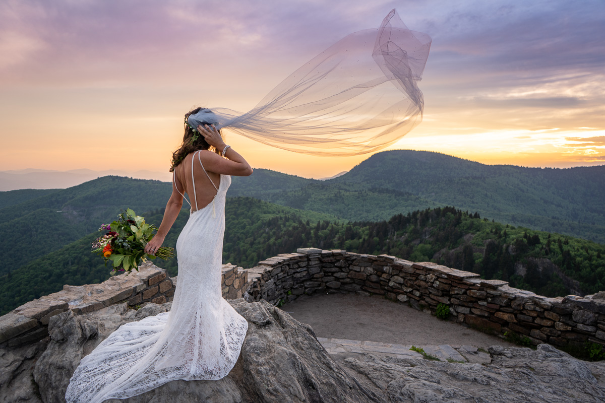 Mountain Bridal Photo
