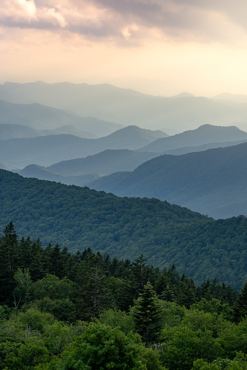 Cowee Overlook Sunset